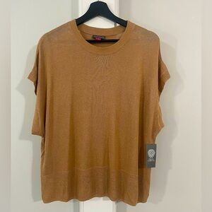 Vince Camuto Drop Shoulder Short Sleeve Sweater